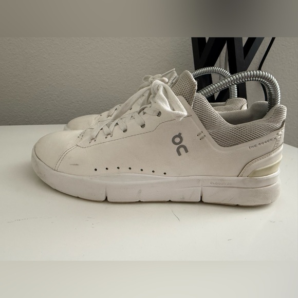 On Women's White Sneakers - Picture 4 of 6